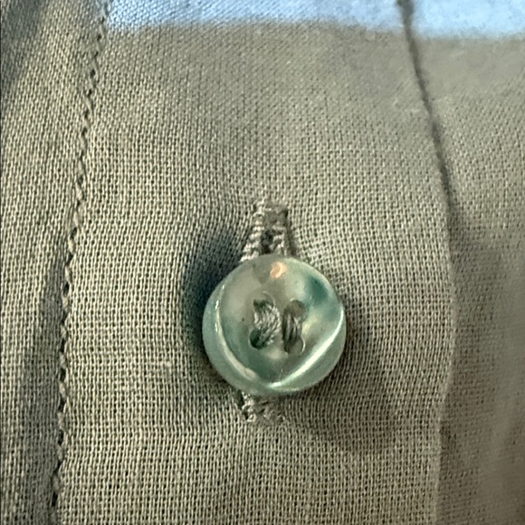 Doen Jane Button-Up Blouse Riviera Blue L - Picture 6 of 6